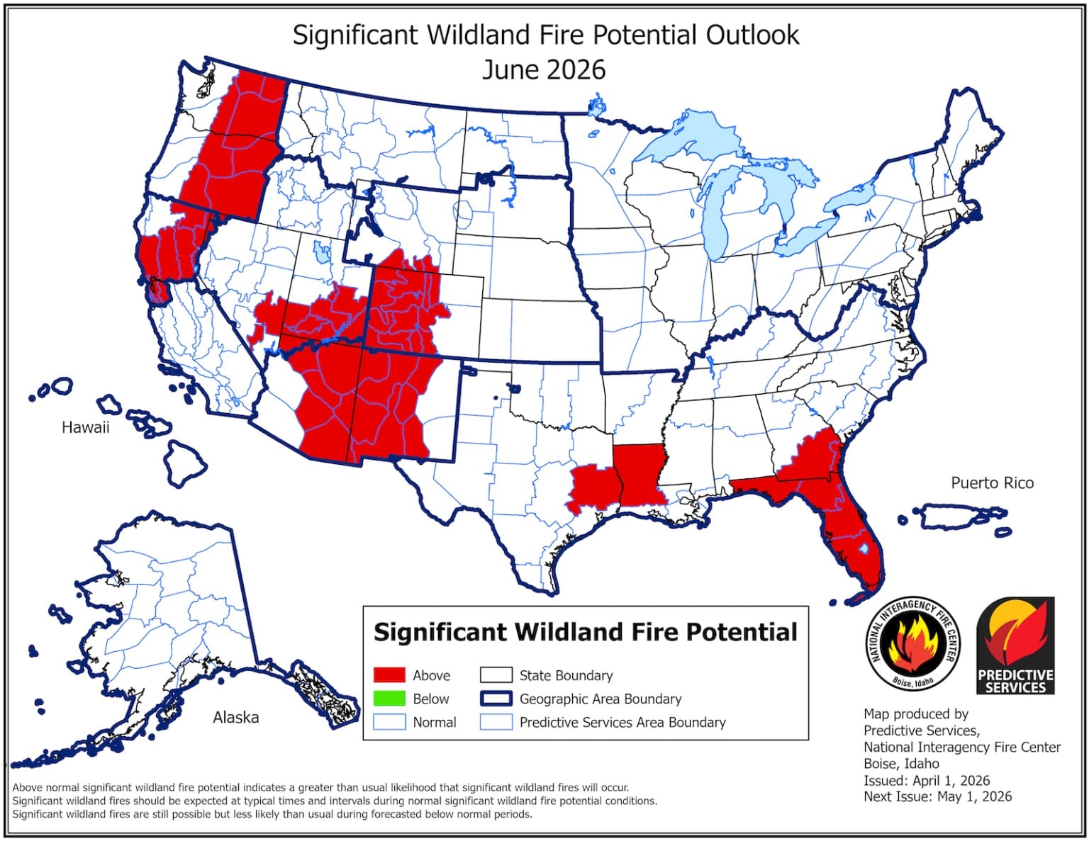 Wildland Fire Potential Updated