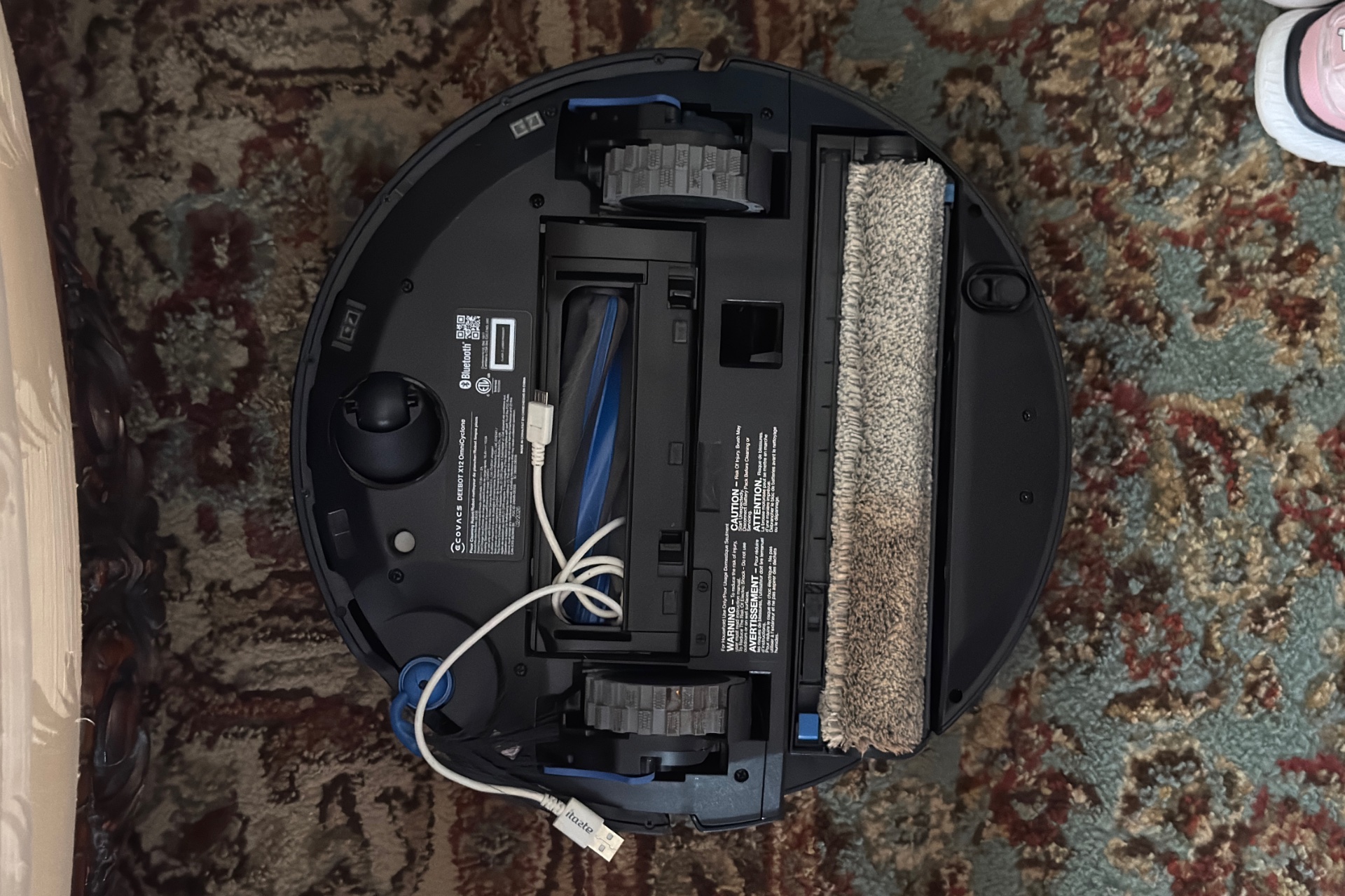Deebot X12 Omnicycle Wrapped Cable